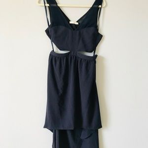 LUSH l High low cut out dress